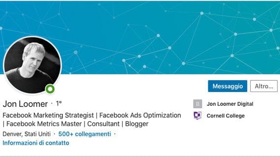 Foto profilo Linkedin