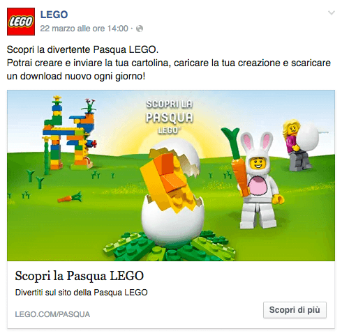 cartoline lego pasqua 2016