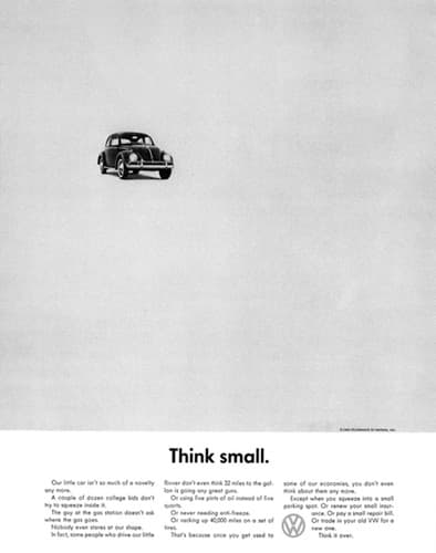 bill bernbach Think Small