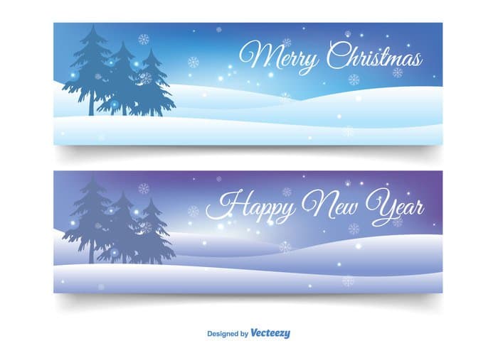 christmas-banner-set-vector