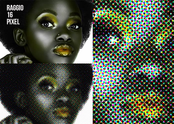 punto di osservazione immagine con colori a mezzetinte