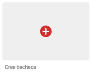 Crea bacheca Pinterest