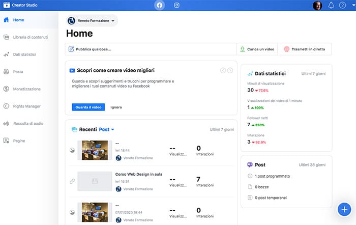 Facebook Creator Studio