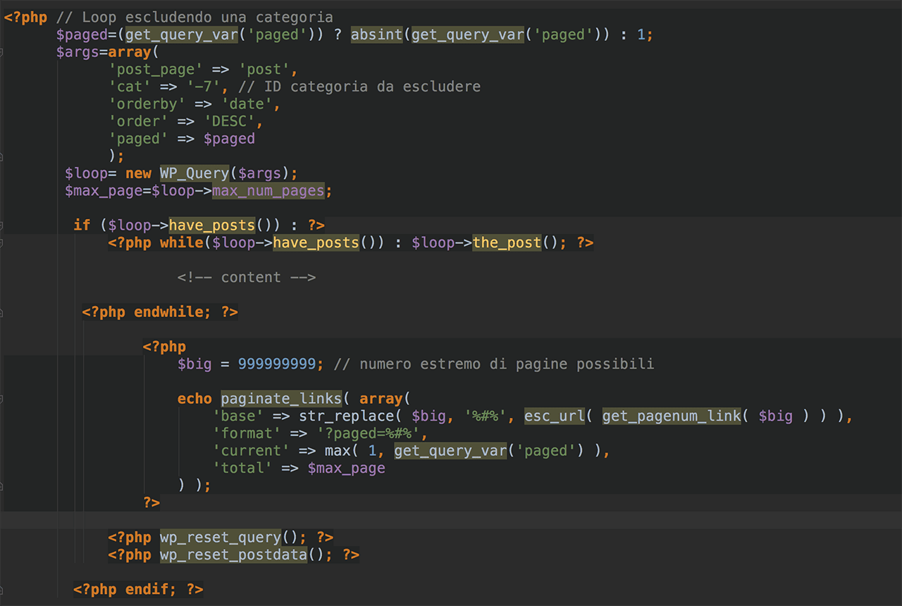 Category WordPress