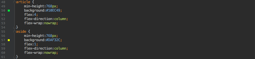 Flexbox-layout