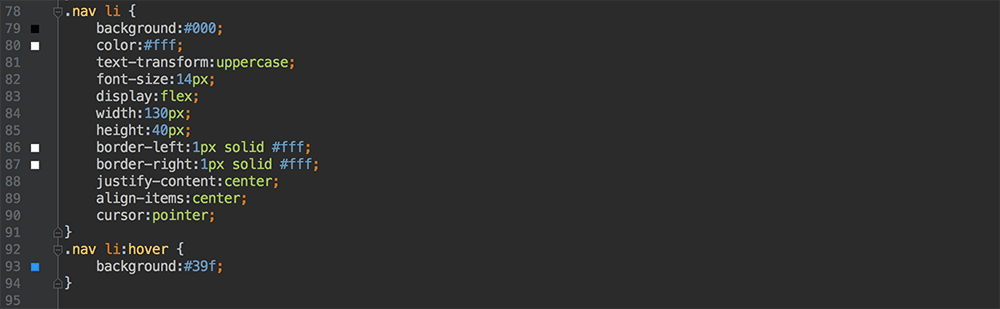Flexbox Nav