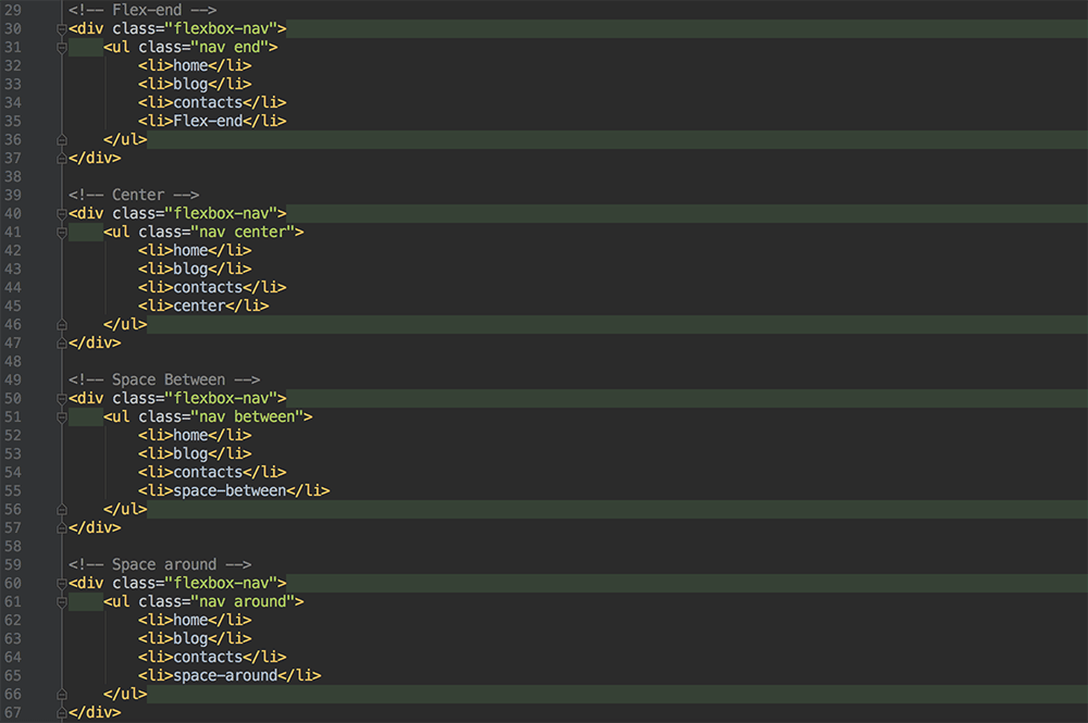 Flexbox Nav