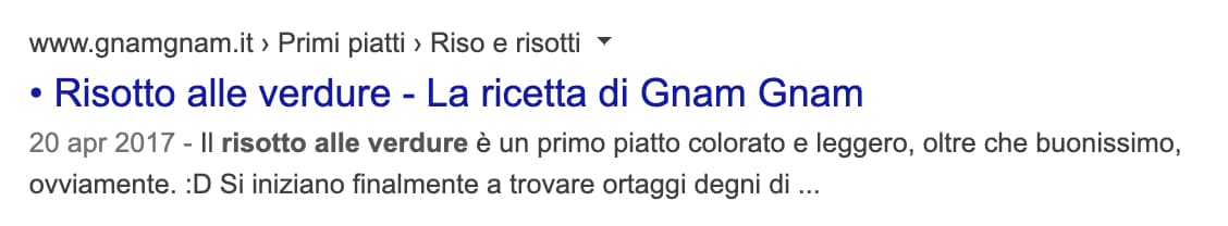 Snippet classica